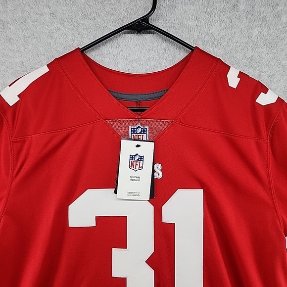 San Francisco 49ers Nike NFL Football Jersey Lrg Mostert 31 On Field New Stitch - Picture 2 of 16